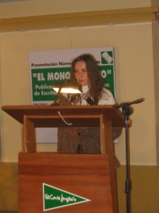 Aurora Luna, recital de poesía en el ámbito cultural de El Corte Inglés