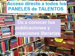 Paneles de escritores