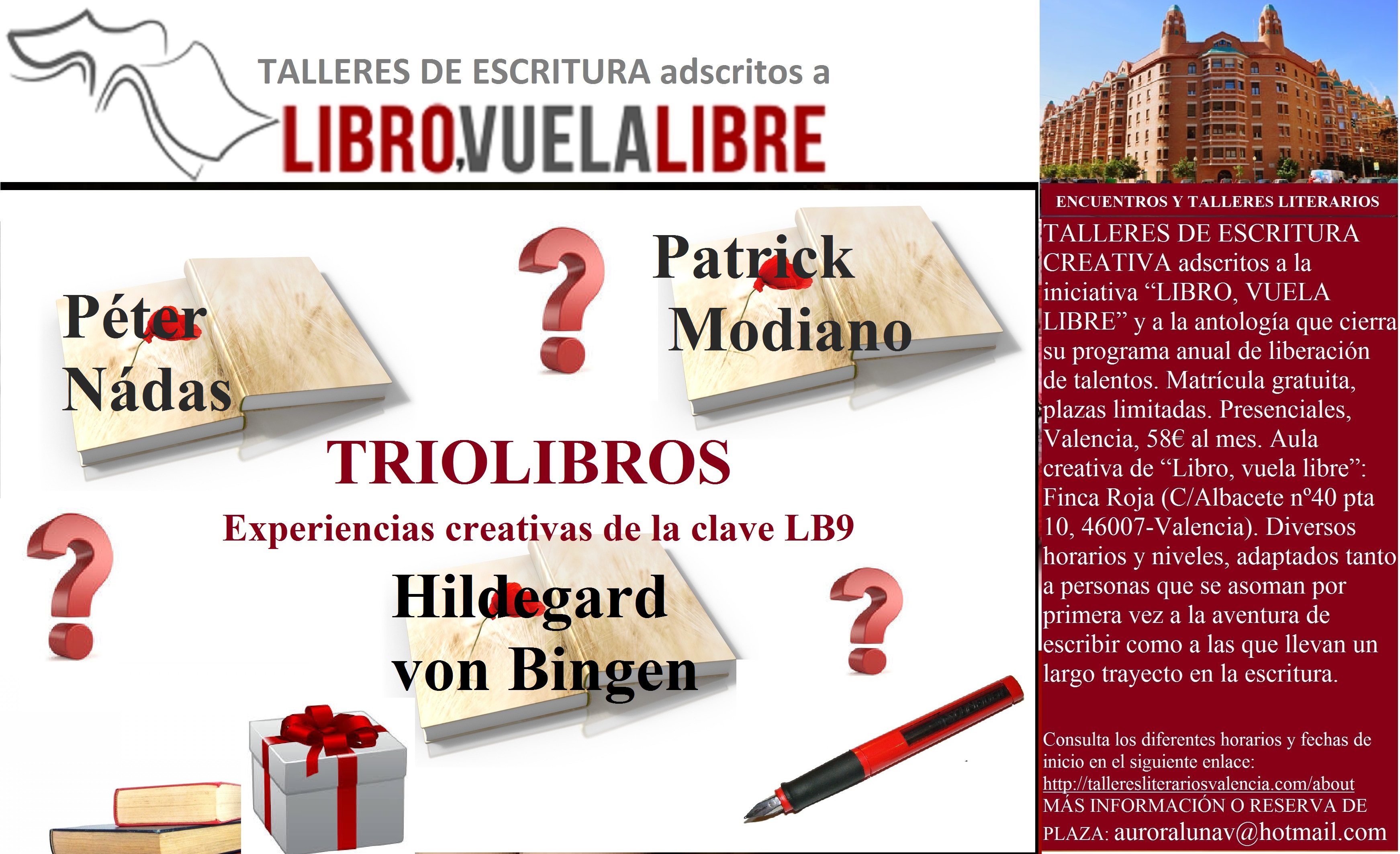 Taller escritura creativa ejercicios Valencia