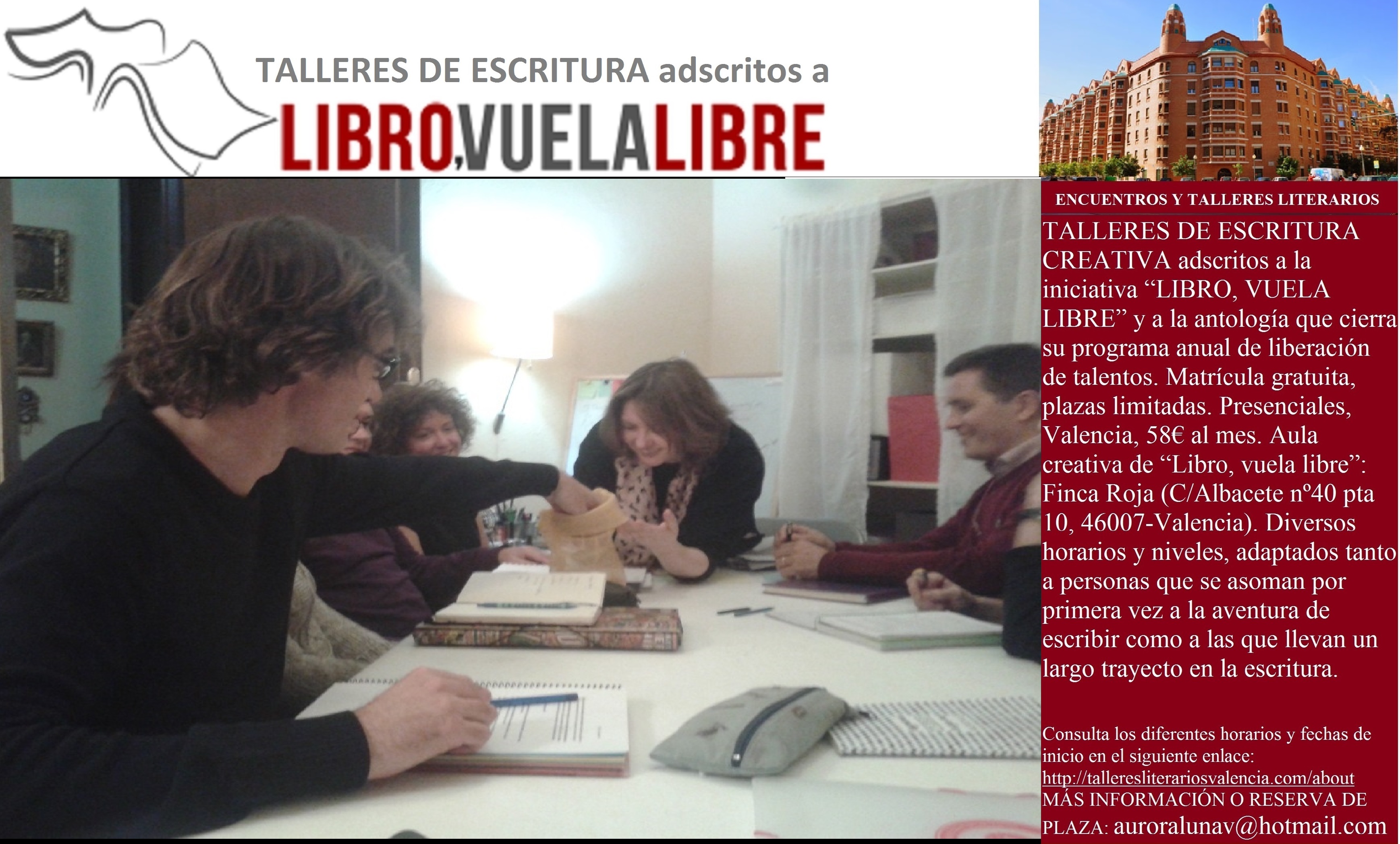 Cursos de escritura los sábados