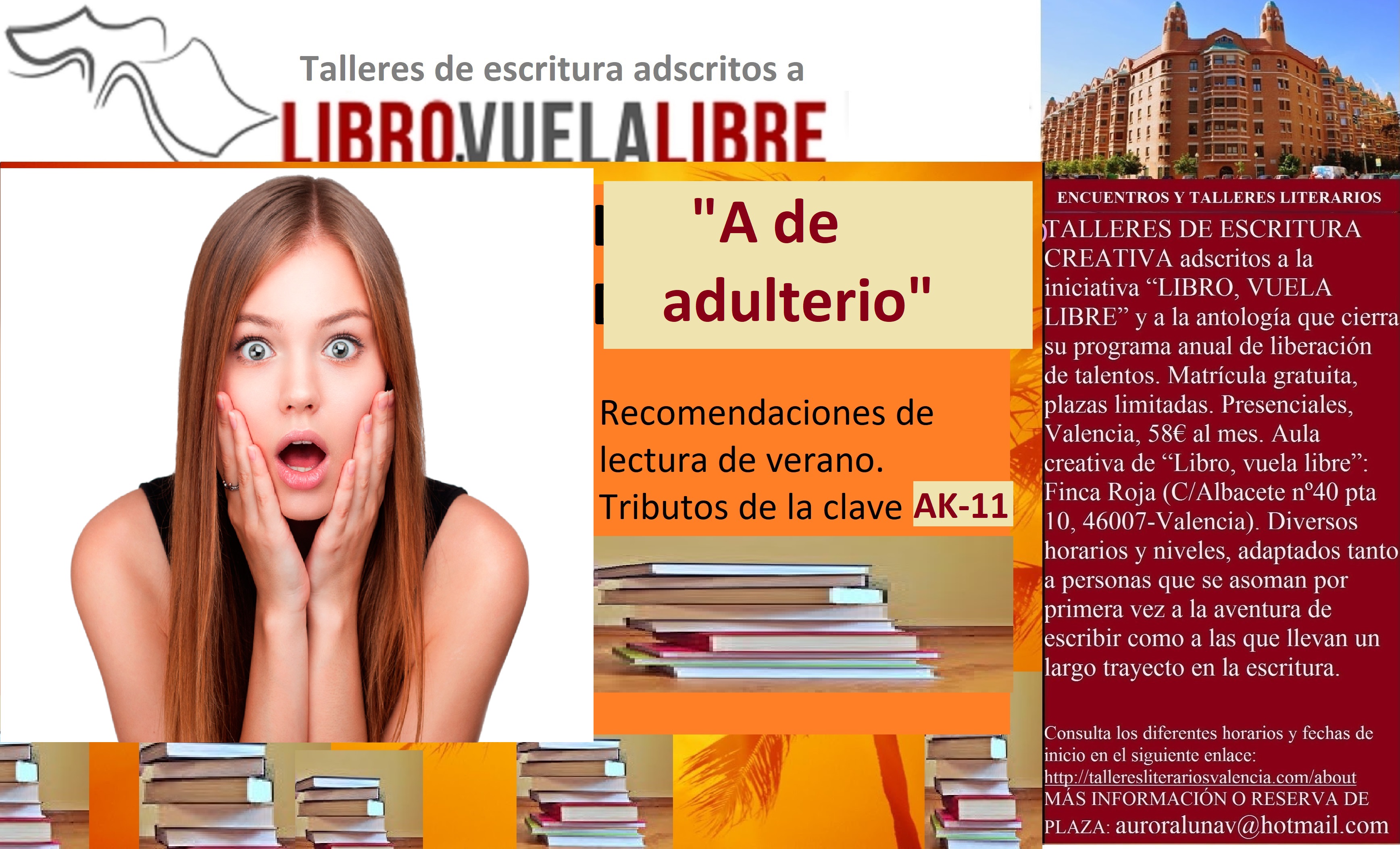 Ejercicios de escritura del club de lectura adscrito a Libro, vuela libre