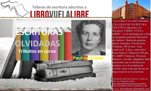 Tributos en curso de los talleres de escritura creativa de LIBRO, VUELA LIBRE en Valencia