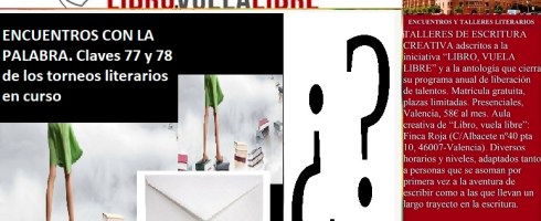 Claves 77 y 78 de los talleres en Valencia de LIBRO, VUELA LIBRE