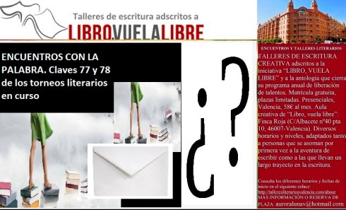Claves 77 y 78 de los talleres en Valencia de LIBRO, VUELA LIBRE