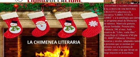 Club de lectura en Valencia de LIBRO, VUELA LIBRE. La chimenea literaria