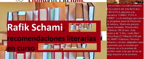 Recomendaciones literarias en curso del Club de lectura en Valencia de LIBRO, VUELA LIBRE