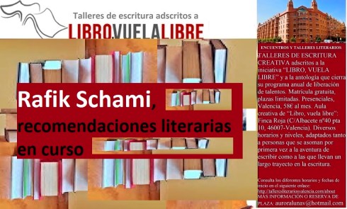 Recomendaciones literarias en curso del Club de lectura en Valencia de LIBRO, VUELA LIBRE