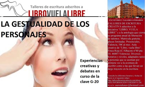 Debates en curso en los talleres literarios y los cursos de escritura de LIBRO, VUELA LIBRE en Valencia