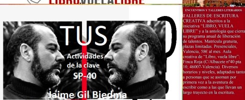 Cursos de escritura en Valencia, actividades de la clave SP-40