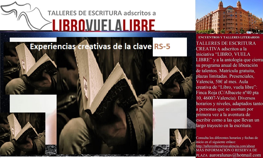 actividades creativas de la clave RS-5 en los talleres creativos en Valencia de LIBRO, VUELA LIBRE