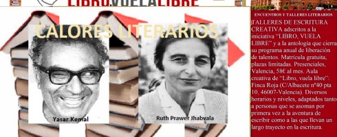 Calores literarios. Talleres literarios en Valencia de LIBRO, VUELA LIBRE