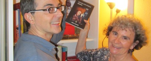 Sandra Bruce en la biblioteca de talentos de LIBRO VUELA LIBRE