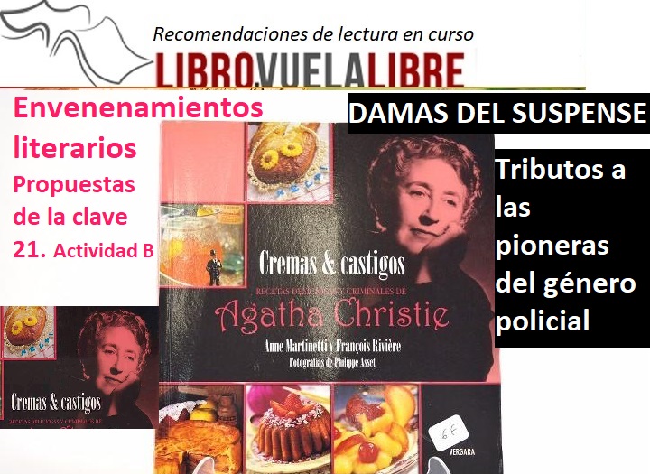 Envenenamientos literarios, tributos a las escritoras de suspense en el taller de escritura en Valencia de Libro vuela libre