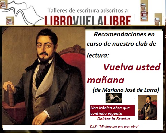 Obras recomendadas en el club de lectura de los cursos de escritura en Valencia de Libro vuela libre