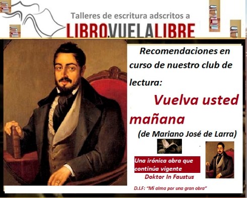 Obras recomendadas en el club de lectura de los cursos de escritura en Valencia de Libro vuela libre