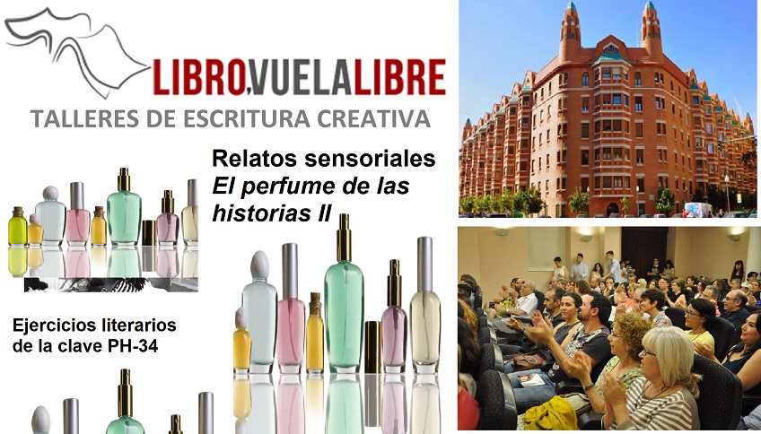 Relatos sensoriales en los cursos de escritura creativa online y presencial de LIBRO VUELA LIBRE en Valencia