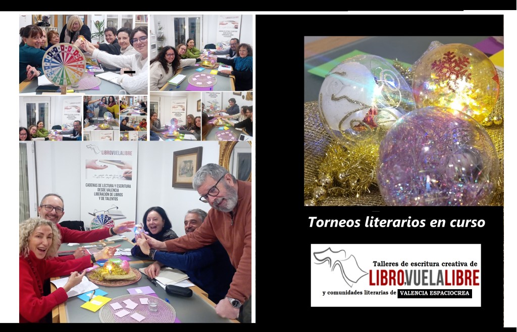 Actividades de escritura en Valencia de los talleres literarios de Libro Vuela Libre en Valencia. Torneos 2025